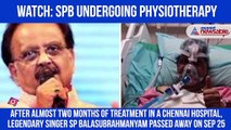 SPB undergoing physiotherapy
