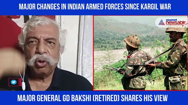 Kargil Vijay Diwas: Major General GD Bakshi lists changes in Indian armed forces since 1999