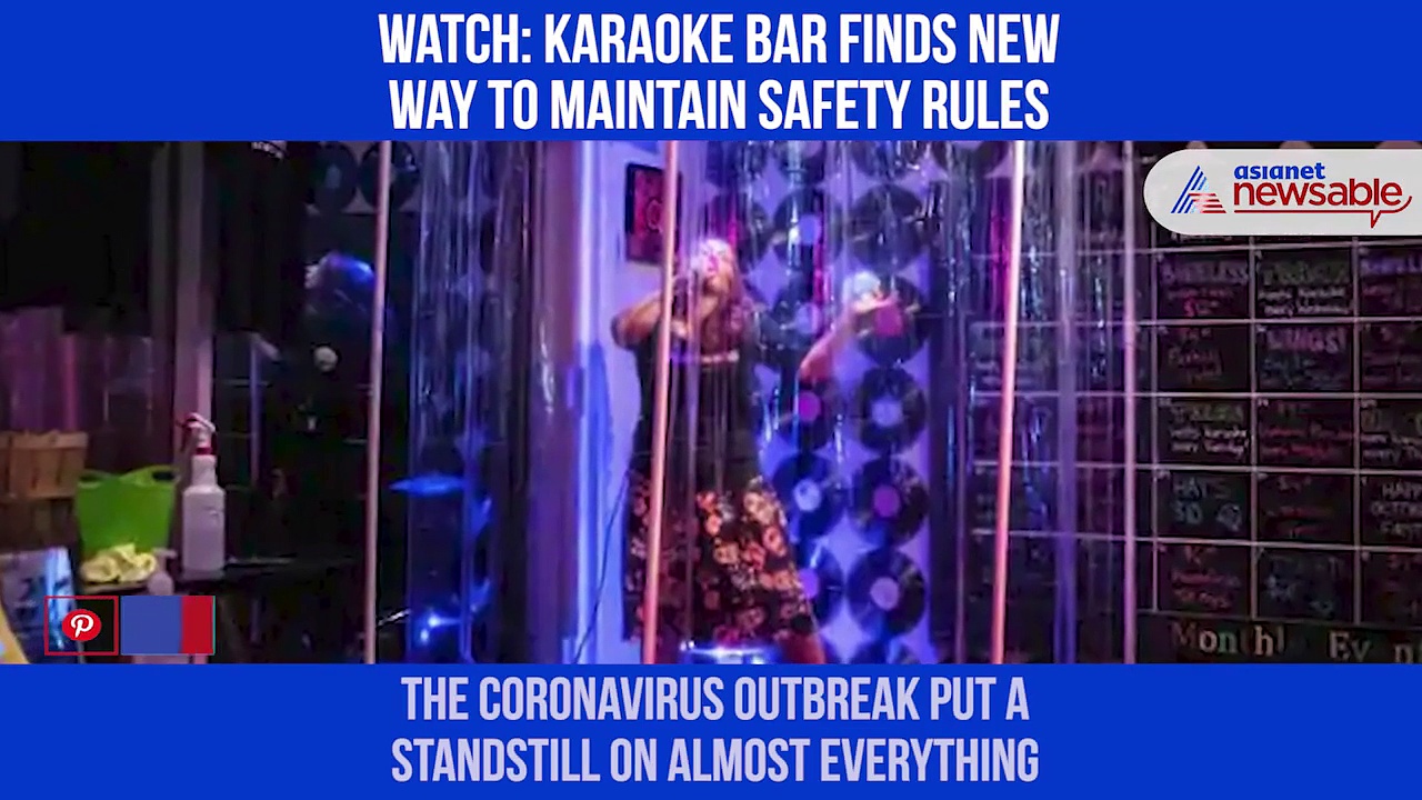 Shower on stage: Karaoke bar finds unique way to maintain safety rules