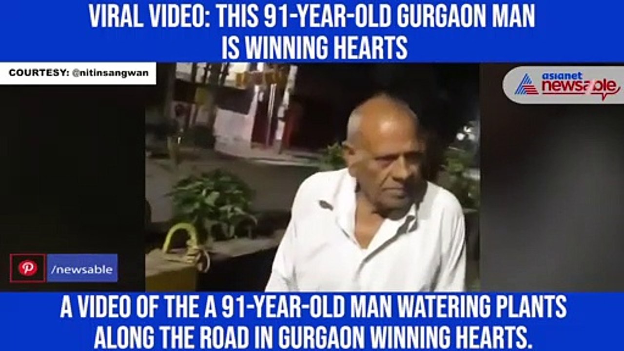 VIRAL VIDEO: This 91-year-old Gurgaon man is winning hearts