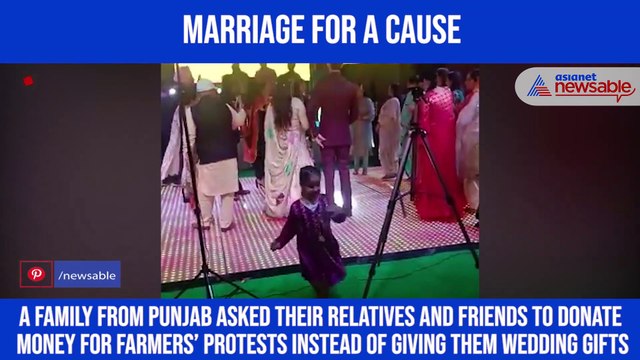 Punjab family says no to wedding gifts, requests guests to donate cash for Farmers’ protest