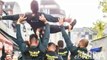 Las indignantes imágenes de agentes de la Guardia Civil haciendo mofa del Cristo de la Muerte en Lourdes