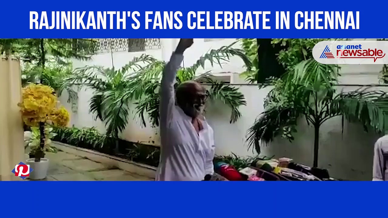 Celebrations erupt as 'Thalaiva' Rajinikanth enters politics