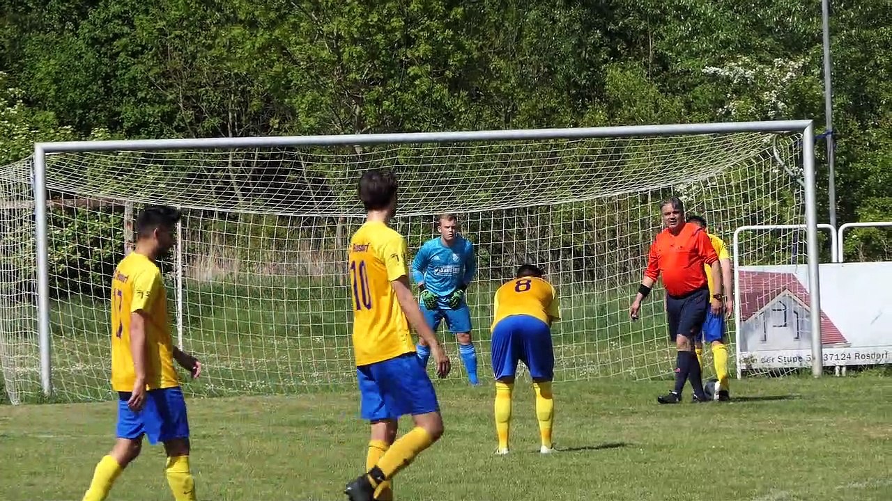 Das 2:0 für den SC Rosdorf durch Franz Matezki gegen den TSC Dorste