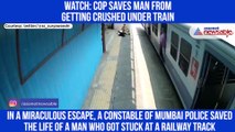 Cop saves man