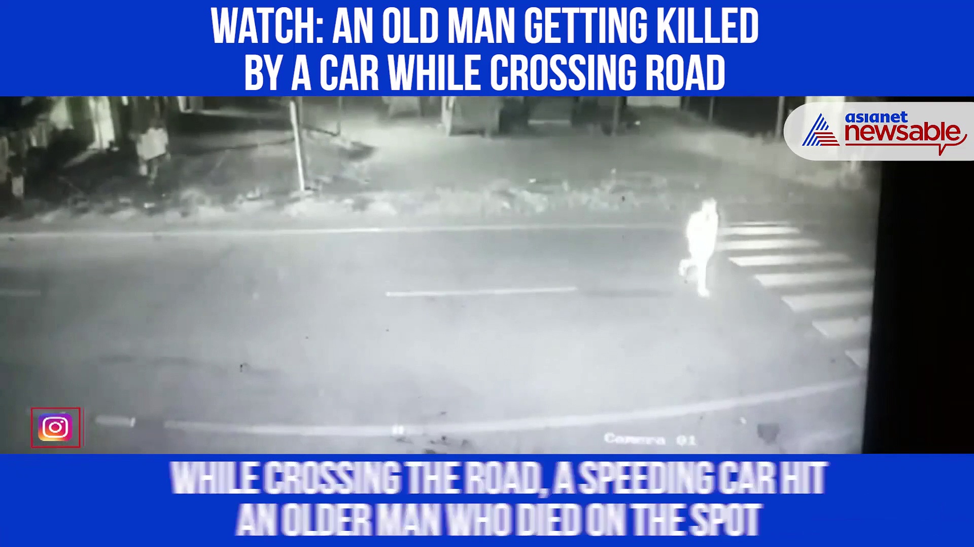 A pedestrian died while crossing the road: Here's what the CCTV showed