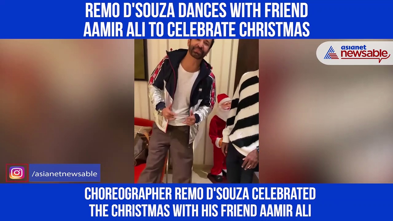 Here's how Remo D'souza celebrated Christmas with friend Aamir Ali: Check out the video