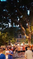 Rangers fans in Seville for the Europa League final