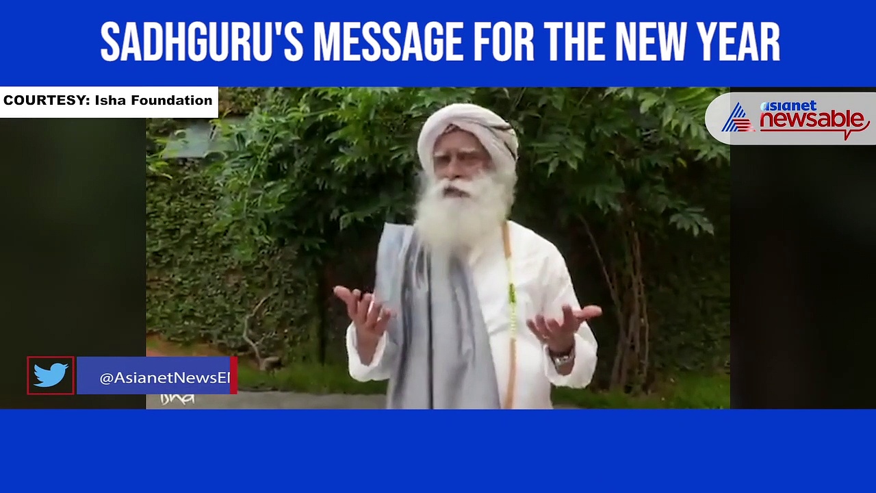 Respond, Not React: Sadhguru's mantra for New Year 2021