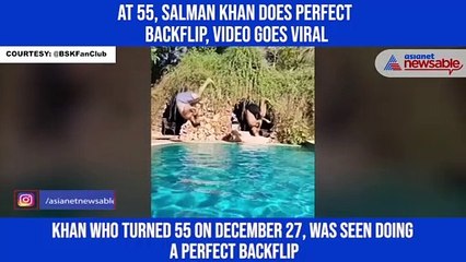 At 55, Salman Khan does perfect backflip, video goes viral