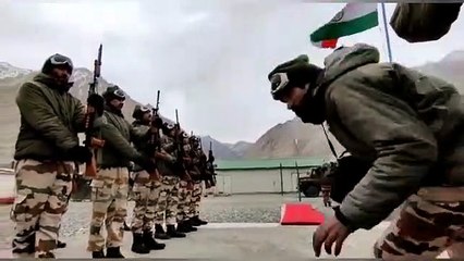 Republic Day at 14,000 feet