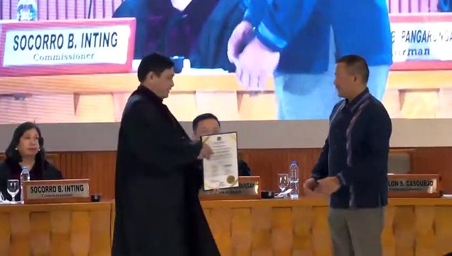 Comelec proclaims JV Ejercito as senator-elect