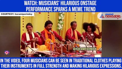 Watch: Musicians’ hilarious onstage performance sparks a meme trend