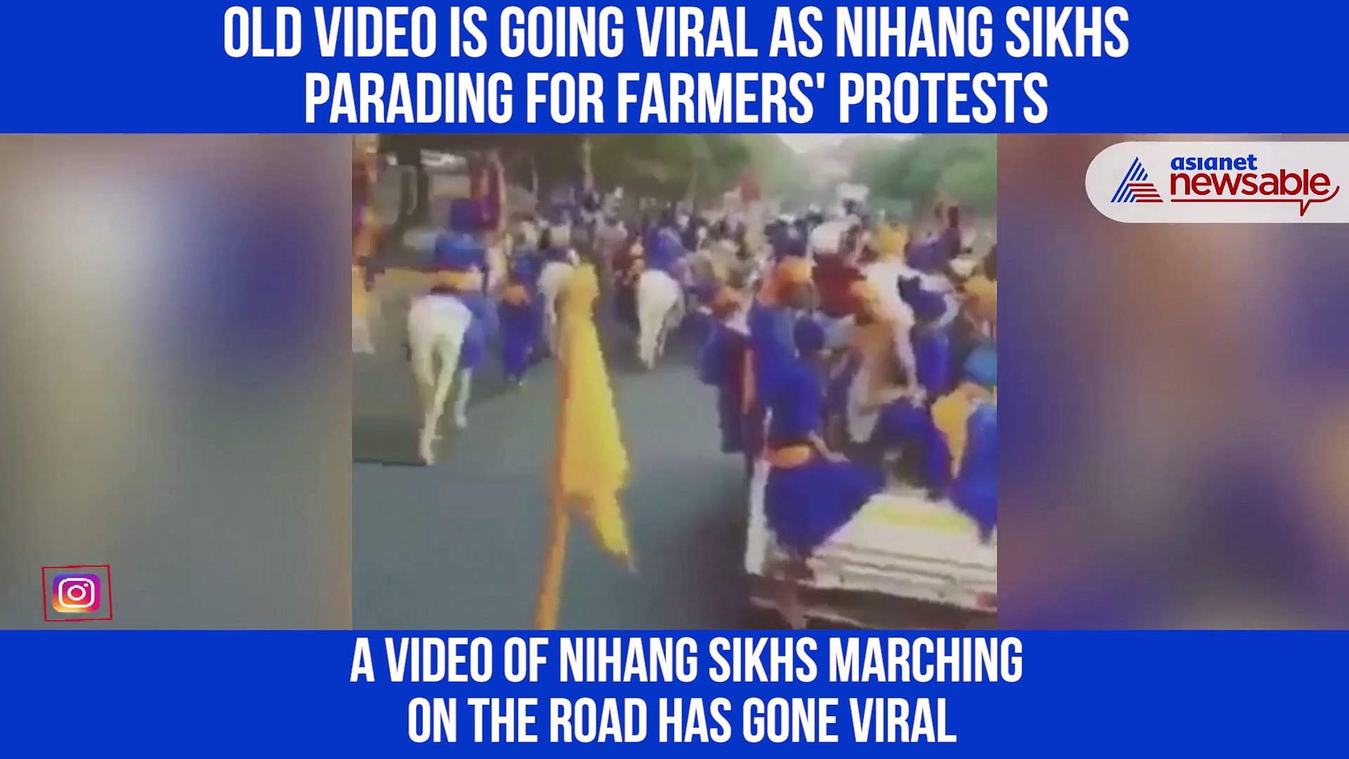 Fact Check: Old video shared with false claim of Nihang Sikhs parading to join Farmers' protests