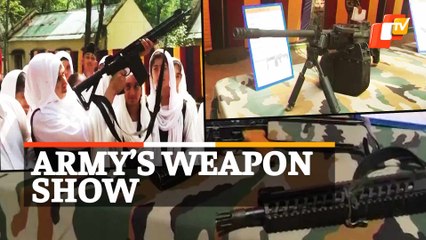 Indian Army’s Weapon Show For Students In Jammu Kashmir