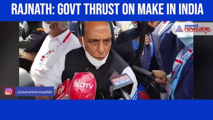 Rajnath: Govt Thrust on Make in India