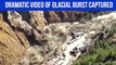 Dramatic video of glacial burst captured on cam
