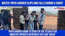 Priya Varrier Slips Down