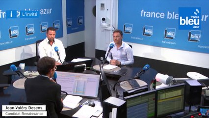 L'Invité de 7h50: Jean Valéry Desens, candidat Renaissance dans la 8ème circonscription à Cannes - France Bleu Azur (18/05/2022)