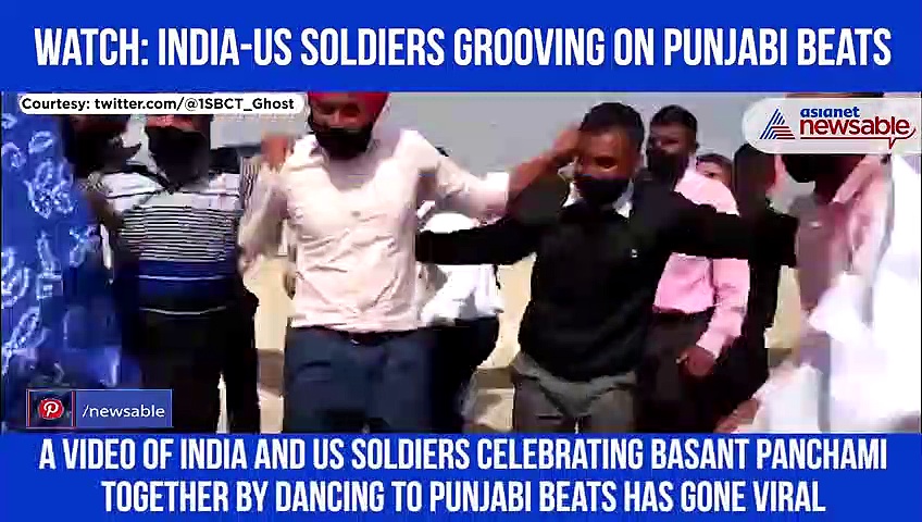 India-US soldiers dance to Punjabi Song '3 Peg': Watch Viral Video