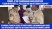 Former AP CM Chandrababu Naidu squats on floor in protest as police detain him at Tirupati airport