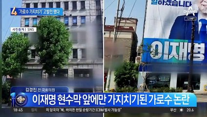 이재명 사무실 앞 무슨 일?…‘가로수 가지치기’ 고발전