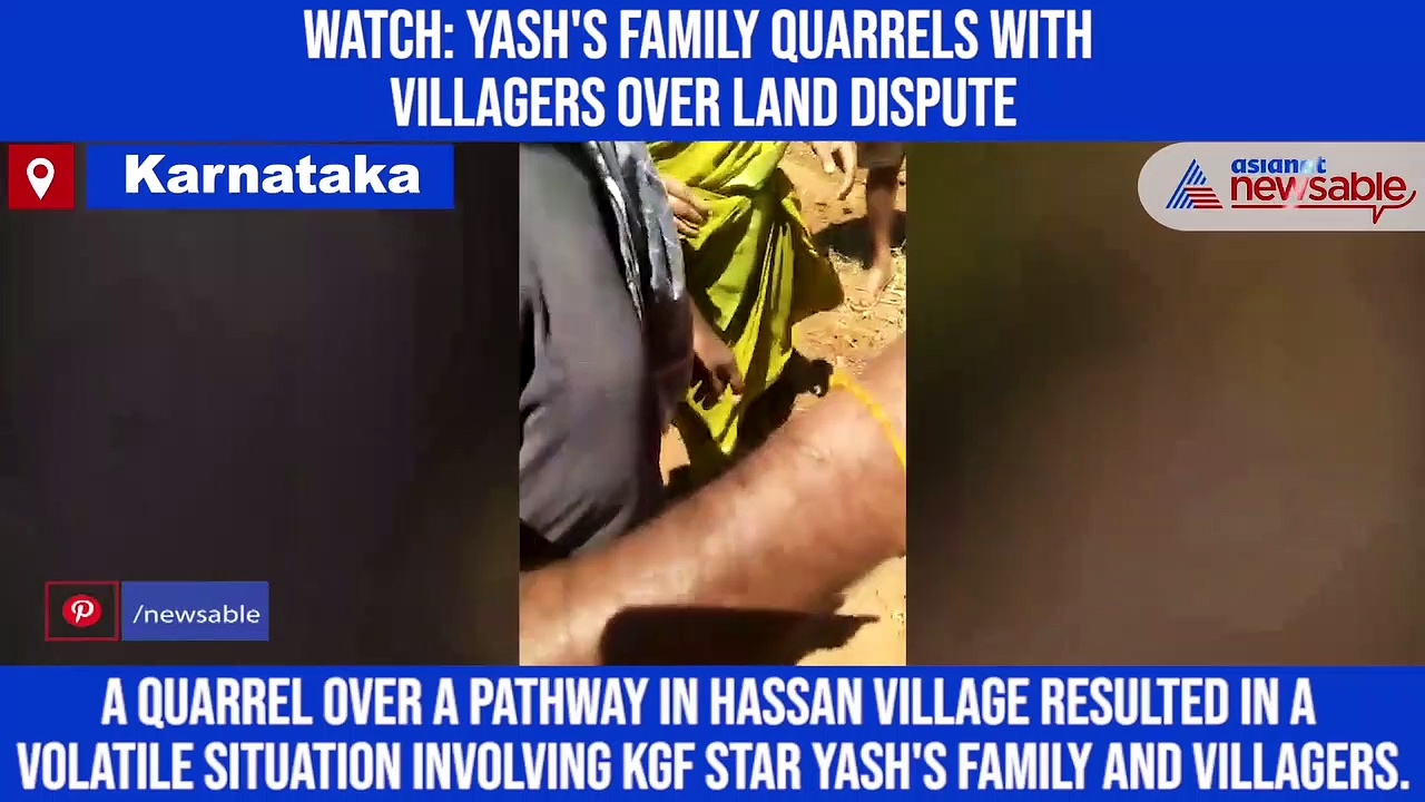 Watch: Yash's family quarrels with villagers over land dispute