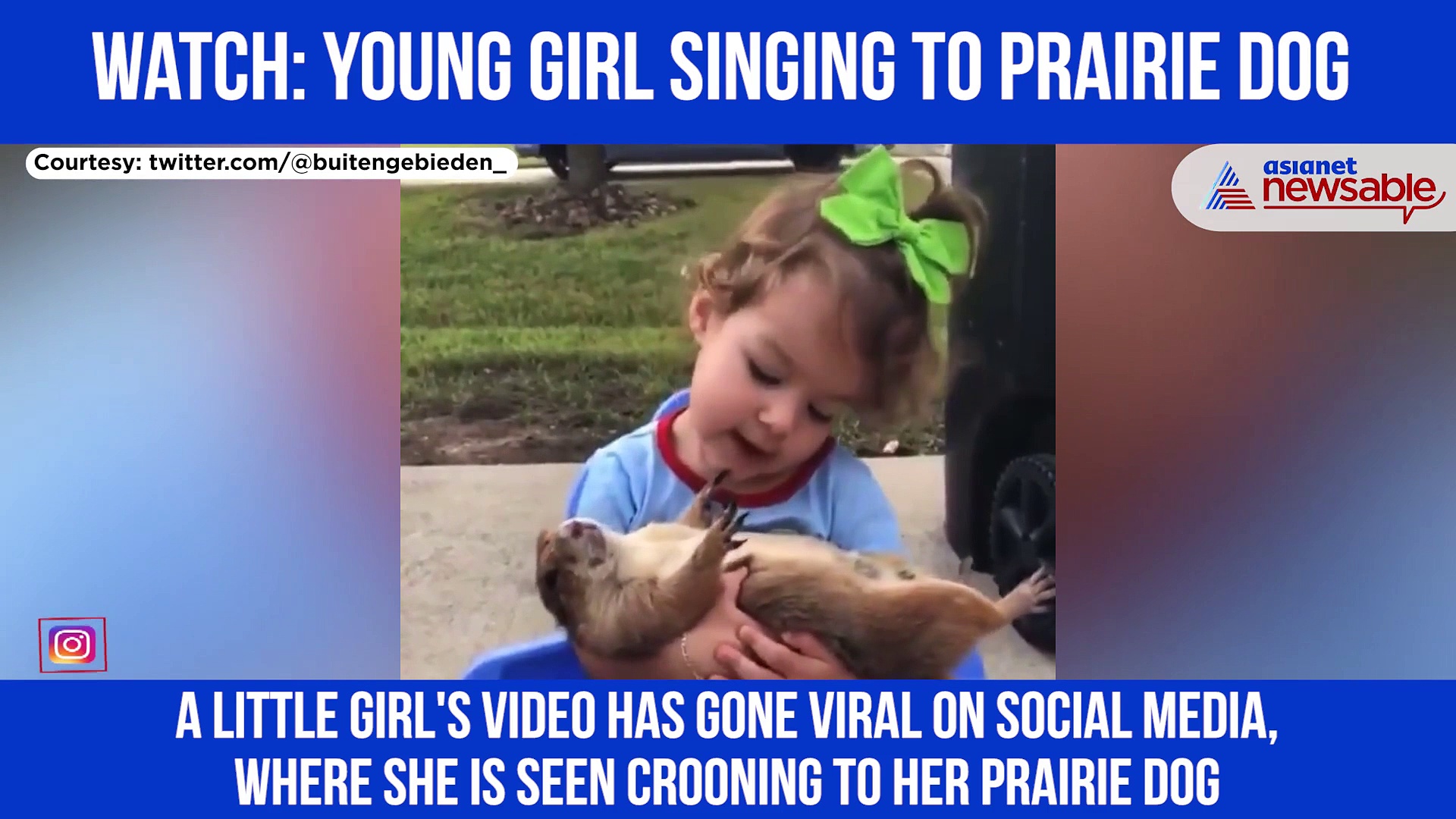 Little Girl Sings to Prairie Dog,  Video goes viral; Adorable or Shocking?