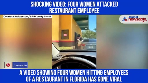Four women hit restaurant employees; Video goes viral