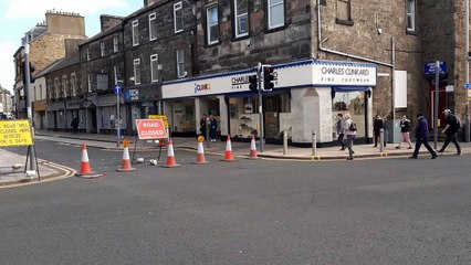 Kirkcaldy town centre road closure