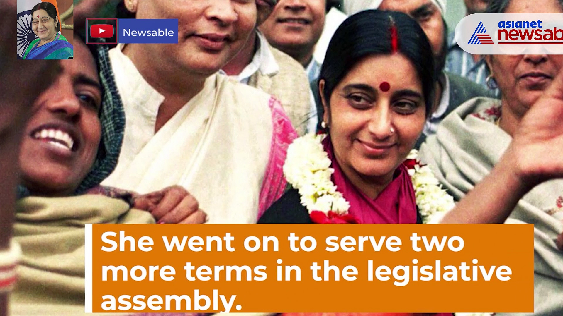 Sushma Swaraj: From Student Leader In 1970 To Foreign Minister In 2014