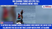 Nia Sharma Had a fall