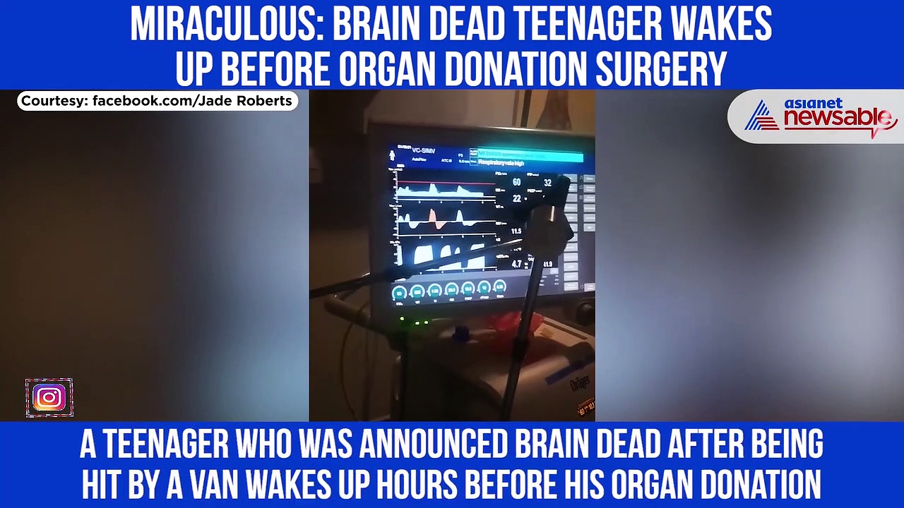 Miraculous: Brain dead teenager starts to breathe hours before organ donation surgery