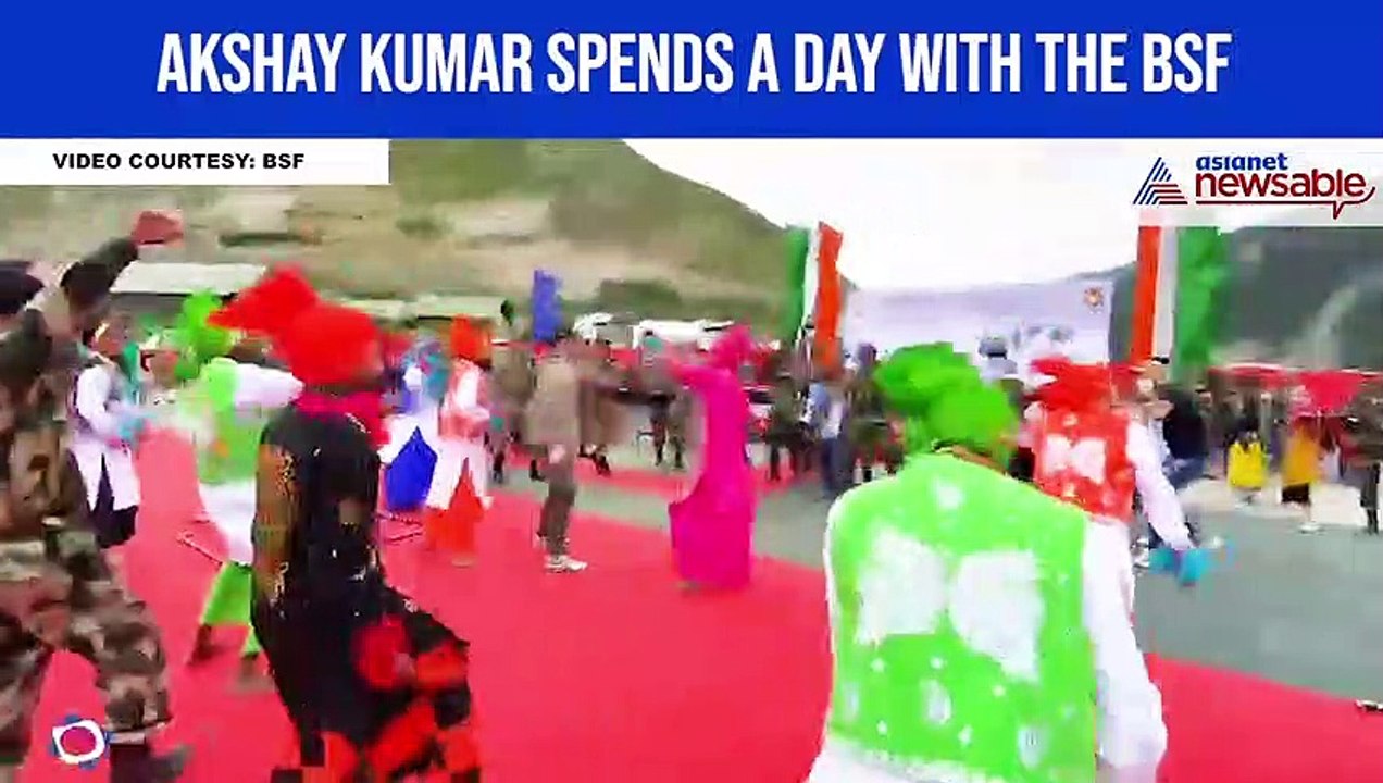 Akshay Kumar spends a day with the BSF