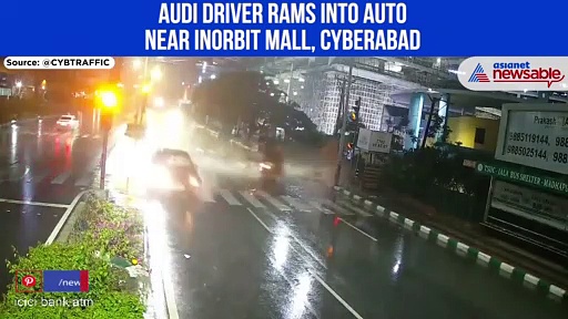 Audi driver rams into auto near Inorbit Mall, Cyberabad