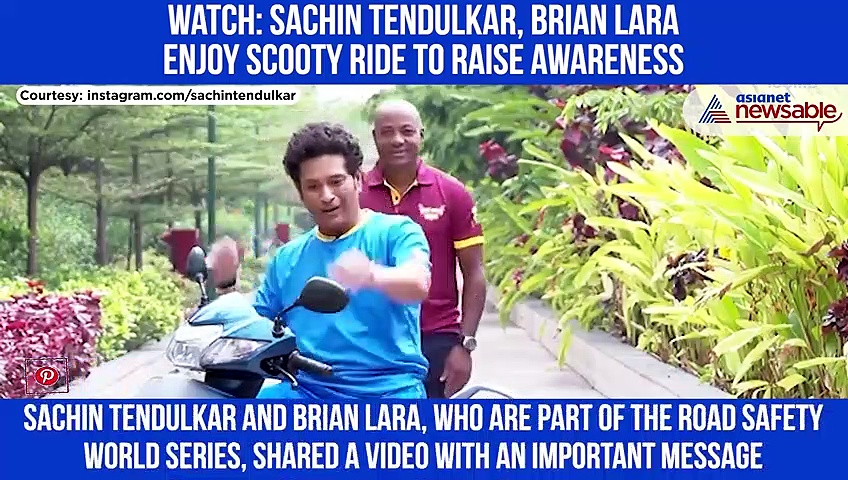 Sachin Tendulkar's special ad with Brian Lara to promote road safety is worth watching