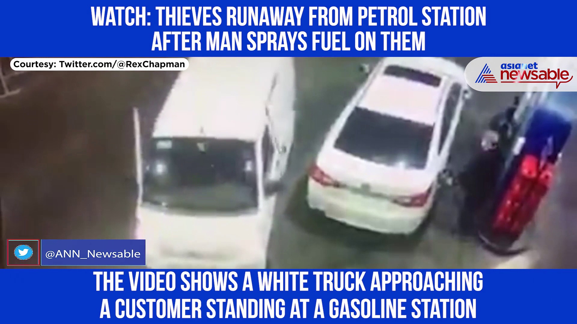 Man Fights Thieves Who Tried To Rob Him At Petrol Station; Watch Viral Video