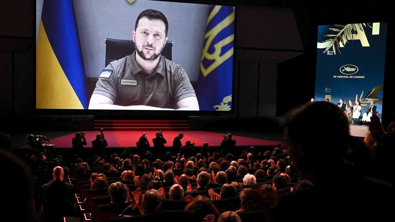 Festival de Cannes : «Le cinéma n'est pas muet», tance Zelensky lors de la cérémonie d'ouverture