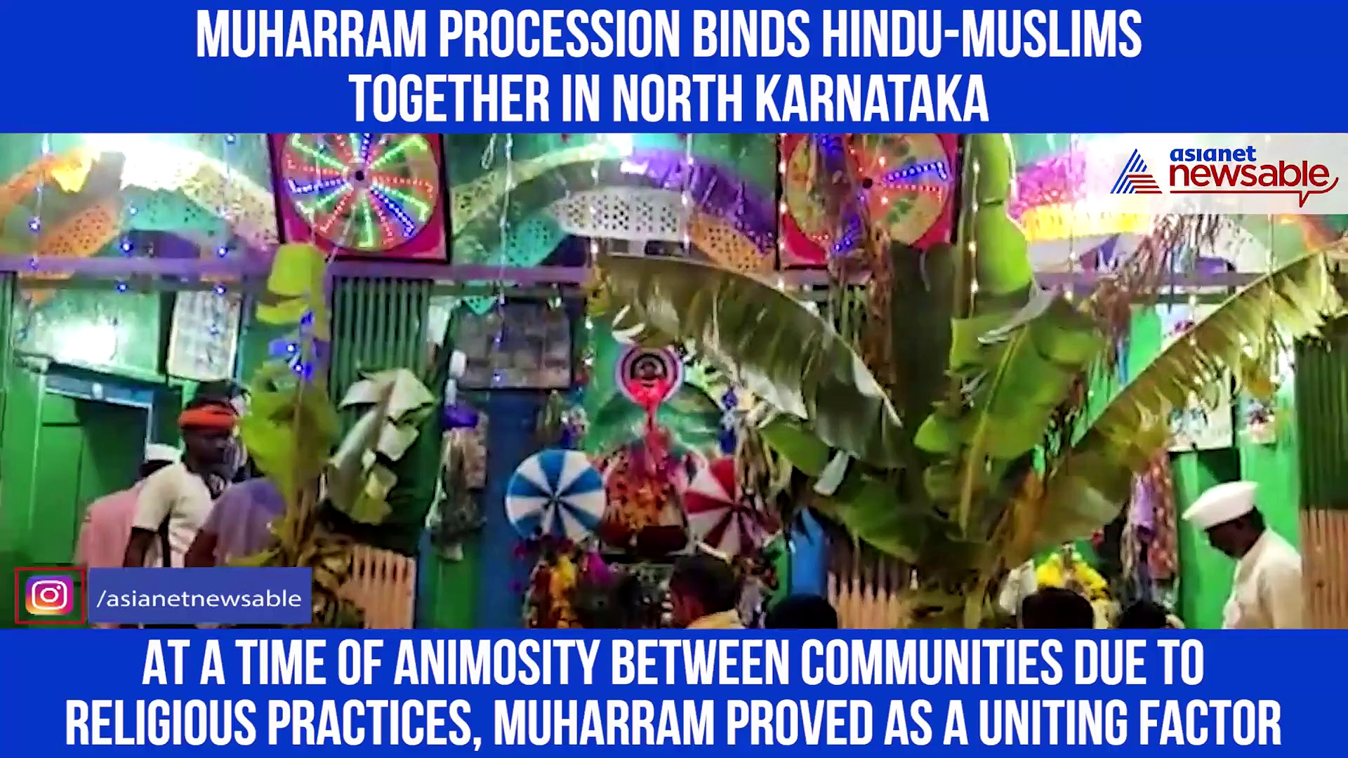 Muharram procession binds Hindu-Muslims together in north Karnataka