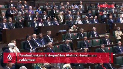 Cumhurbaşkanı Erdoğan'dan Atatürk Havalimanı açıklaması