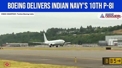 Boeing delivers Navy's 10th P-8I surveillance aircraft