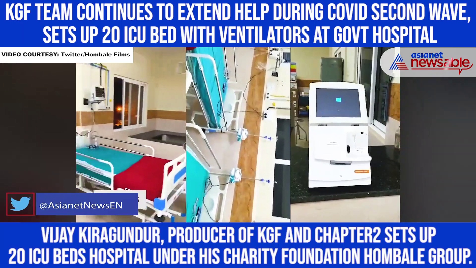 KGF team continues to extend help during COVID second wave, sets up 20 ICU bed with ventilators at hospital