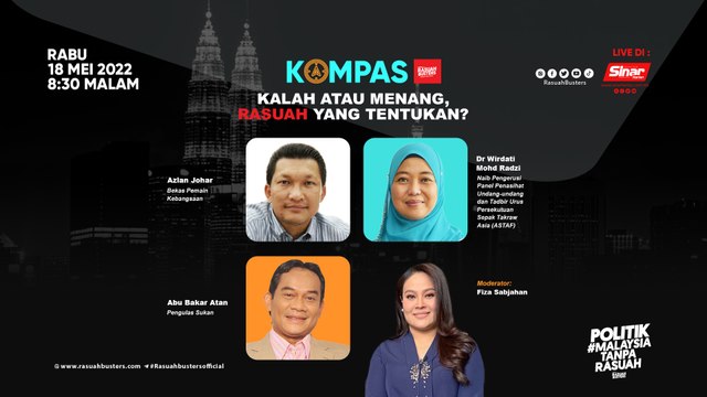 [LIVE] KOMPAS: Kalah atau menang, rasuah yang tentukan?