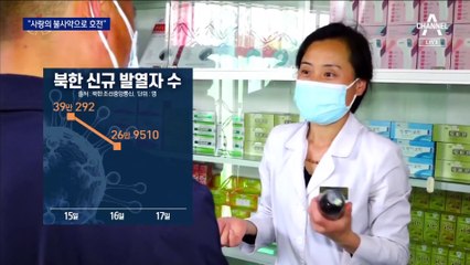 北 ‘사랑의 불사약’ 하루 만에 코로나 급감?…마스크 벗은 김정은