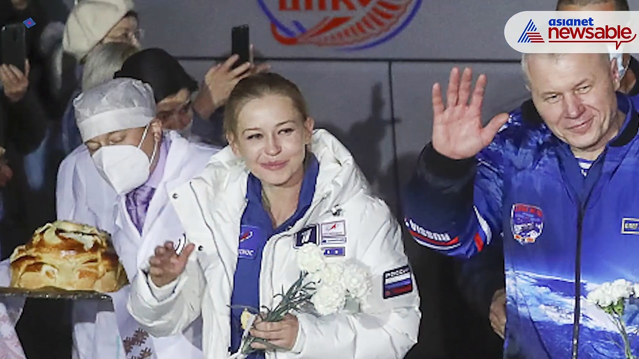 Russian actress and director back on Earth after shooting first movie in space