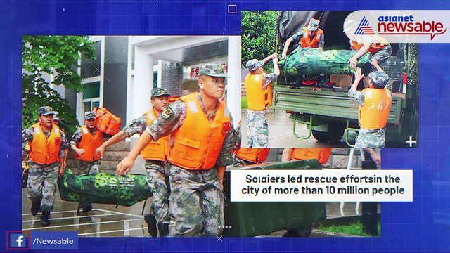 In Pics: Deadly Floods Hit Central China After Torrential Rainfall