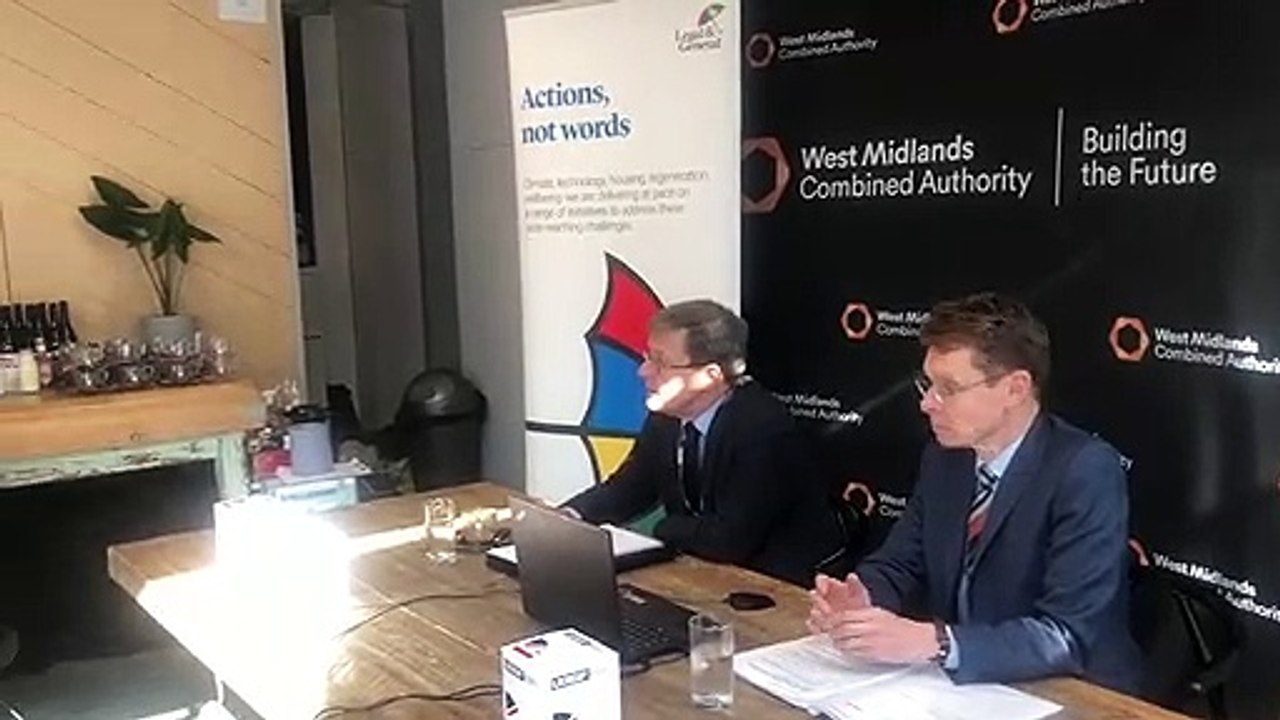 L&G announce multi billion partnership with West Midlands Combined Authority - CEO Sir Nigel Wilson and West Midlands Mayor Andy Street 135/255