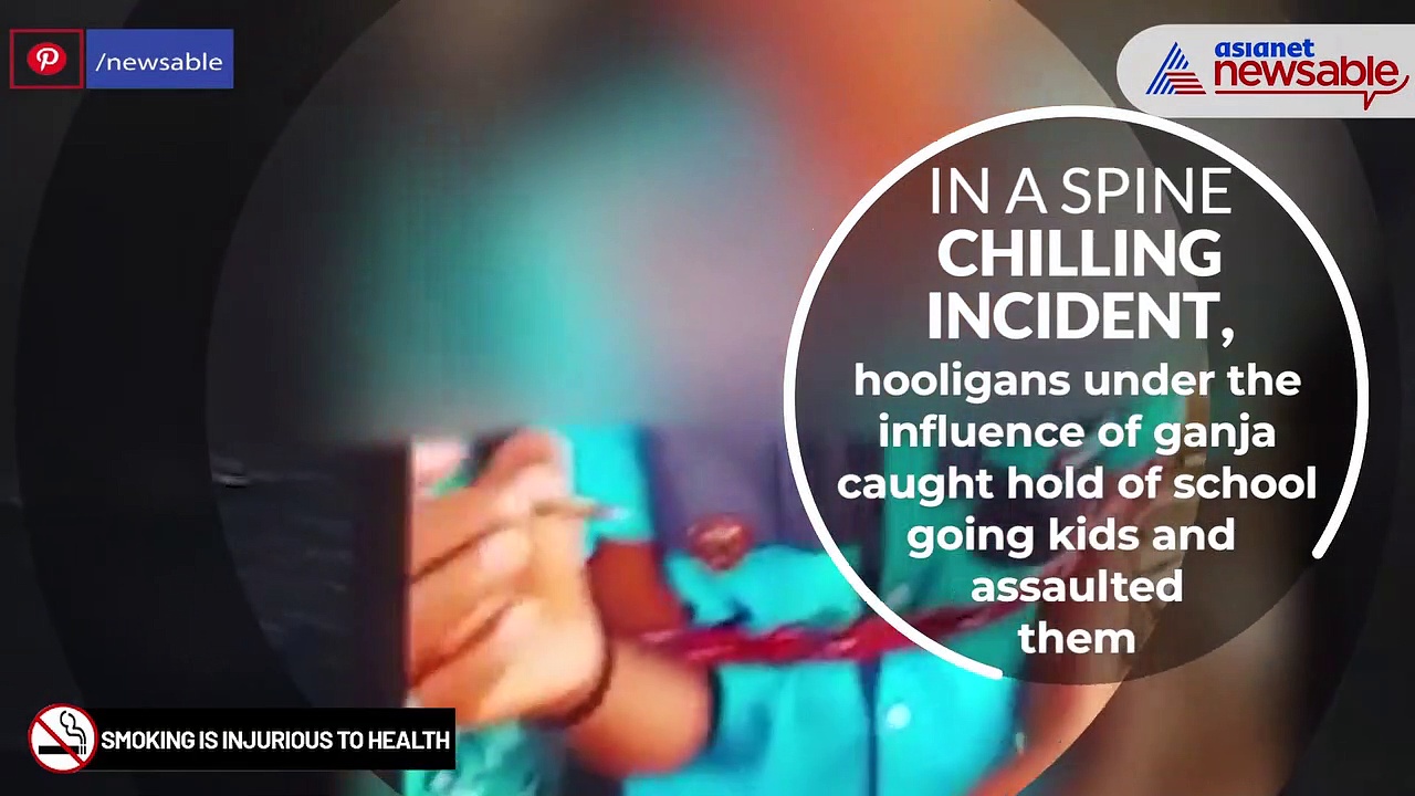 Shocking video: Schools kids tied to tree, beaten; forced to smoke beedi in Karnataka