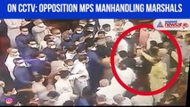 Opposition MPs manhandling