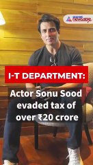 Sonu Sood IT tax